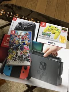 (中古)Switch 本体 スマブラセットのサムネイル