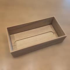 無印良品 廃盤 木製 ティッシュケースのサムネイル