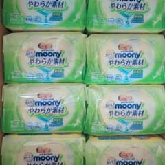 48個】moony ムーニー おしりふき やわらか素材 詰替 80枚入り2箱