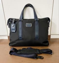 トゥミ TUMI JARVIS ブリーフ ブラック✕ネイビー ビジネスバッグ