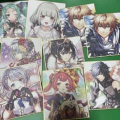 白猫プロジェクト　ミニ色紙　ルウシェ　ティナ　カレン