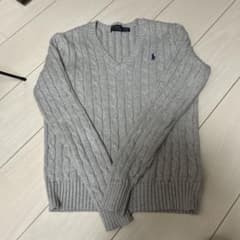 Polo Ralph Lauren グレー Vネック セーター Spのサムネイル