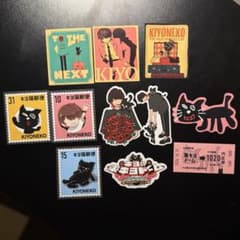 キヨ猫 ステッカー 8枚セットのサムネイル