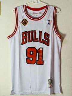 BULLS RODMAN 91番 ジャージ サイン入り