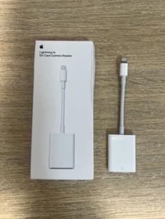 Apple Lightning SDカードカメラリーダー　説明書箱付きのサムネイル