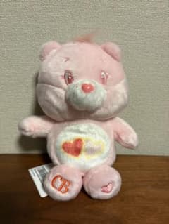 ケアベア™ミルキーカラー お座りぼってりお手玉ぬいぐるみ ピンク