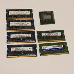 ノートPC用メモリ 3 枚セット CPU 1個のサムネイル