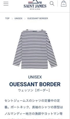 極美品 着用1回 セントジェームス ウエッソン T3サイズ ネイビー