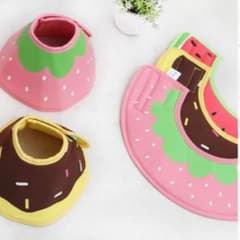 新品エリザベスカラーいちごXS 傷舐め防止 傷口保護のサムネイル