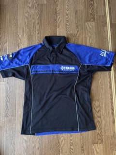 YAMAHA RACING ポロシャツ ブラック ブルー XL - メルカリ