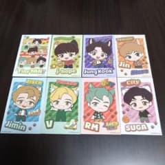 BTS  Tiny TANオリジナルチェキ風カード　全8種セットのサムネイル