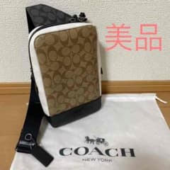 【美品】COACH コーチ　ショルダー　ボディーバッグ　メンズのサムネイル