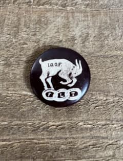1890s〜 秘密結社 オッドフェローズ アンティーク 缶バッジ IOOF 1890s〜 秘密結社 オッドフェローズ アンティーク 缶バッジ IOOF