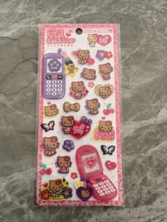日焼け　ギャル　キティ　平成はっぴーフォン　シールのサムネイル