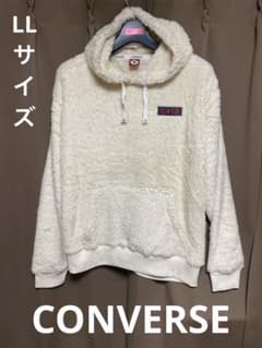 CONVERSE もこもこフリースパーカー ALL STAR 生成り メンズLLのサムネイル
