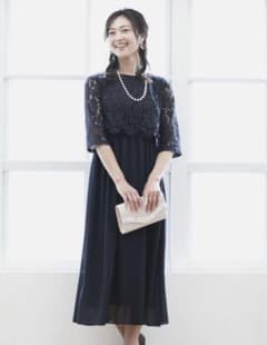 結婚式ワンピース　パーティードレス　Mサイズのサムネイル