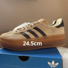 最終値下げ中】adidas Gazelle スニーカー 24.5cm ベージュ - メルカリ