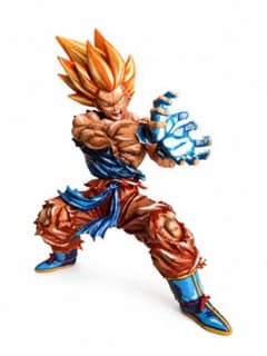 ドラゴンボール リペイント 二次元彩色 孫悟空 超サイヤ人 かめはめ波