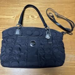 COACH 2WAY ショルダーバッグ キルティング ブラックのサムネイル