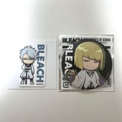 【バラ売り可】BLEACH 缶バッジ(平子真子)&ステッカー(日番谷冬獅郎)のサムネイル