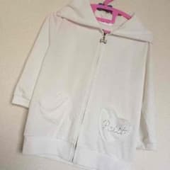 送料込 chu xxx パーカ 七分袖 ホワイトのサムネイル