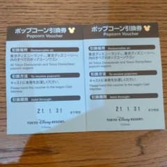 ディズニーリゾート ポップコーン引換券のサムネイル