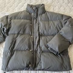 ダウンジャケット ボタン留め グレー ダウンジャケット ボタン留め - メルカリ