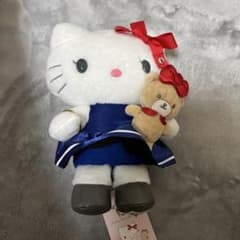 ハローキティ ぬいぐるみ テディベア付き。のサムネイル