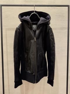 00s Hemut Lang レザー　パーカー　ジャケット hoodie y2k 00s obelisk leather hoodie レザー パーカー y2k - メルカリ