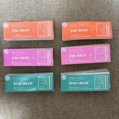 TOCOL fan deck A B. play deck 配色カード2セットのサムネイル