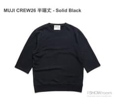 Cloveru MUJI CREW26 半端丈Solid Black サイズL Cloveru MUJI CREW26 半端丈Solid Black サイズL - メルカリ