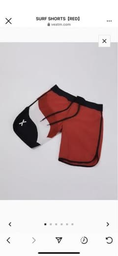 VEATM サーフパンツ　レッド　Sのサムネイル