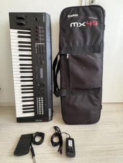 YAMAHA MX49 49鍵シンセサイザー　純正バッグ付 YAMAHA MX49 49鍵シンセサイザー 純正バッグ付 - メルカリ