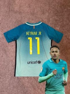 FCバルセロナ ネイマール JR サイン入りシャツ ネイマール FCバルセロナ Lサイズ シャツ - メルカリ