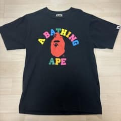 A BATHING APE Tシャツ ブラック マルチカラーのサムネイル