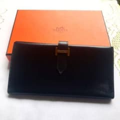 ごう様専用 エルメス ベアン 長財布 HERMES ゴールド金具のサムネイル