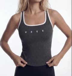 HDEX Sophie Square-Neck Crop Bra Top