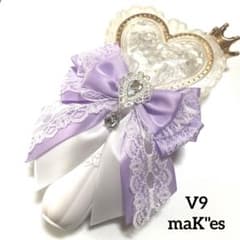 ペンライトリボン　キンブレリボン　ペンラリボン　紫　パープル　V37 ペンライトリボン キンブレリボン ペンラリボン 紫 パープル V37