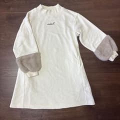 GU ジーユー キッズ ワンピース スウェット 130cmのサムネイル