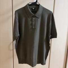 UNIQLO ポロシャツ カーキ Lサイズのサムネイル