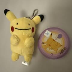 正規品】 ポケモン へんしん メタモン ピカチュウ キーホルダー 韓国