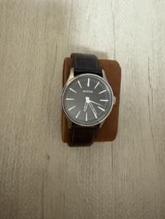 NIXON ダークブラウン レザー 時計のサムネイル