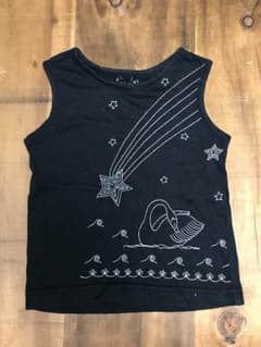 toy様専用 HAKKA KIDS ノースリーブTシャツ 黒 100cmのサムネイル
