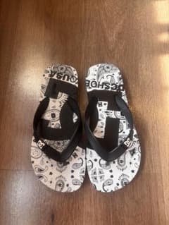 DC SHOES キッズ ビーチサンダル ペイズリー柄のサムネイル