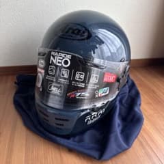 Arai RAPIDE NEO リアクト　ナイトブルー 内装&シールド未使用 Arai RAPIDE NEO リアクト ナイトブルー 内装&シールド未使用 - メルカリ