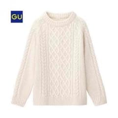 ♡GU大人気完売ケーブルニット♡のサムネイル