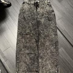 Adner ワイドレッグデニムパンツ ブラックのサムネイル