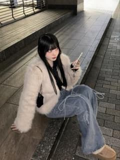 ファーコート GRL 【k9254d】のサムネイル