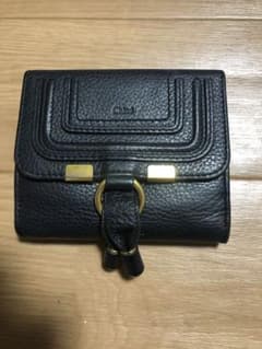 Chloé 二つ折り財布 ブラック レザーのサムネイル