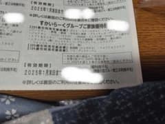 すかいらーくグループご優待券 2025年1月31日まで1枚(3枚まで購入可能)のサムネイル